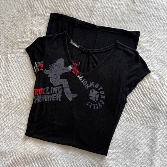 Dresses & Skirts - Black Graphic T-Shirt Dress